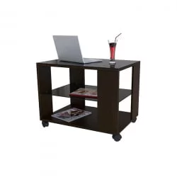 Стол журнальный BeautyStyle 5 Венге/стекло черное