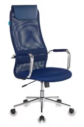 Кресло руководителя Бюрократ KB-9N/DB/TW-10N Синий TW-05N TW-10N