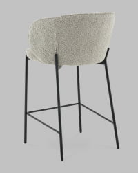 Стул полубарный Тисдейл букле светло-зеленый