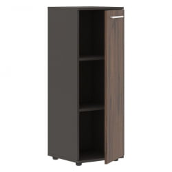 Шкаф-колонка с глухой средней дверью ЕДИС ЕМCС 42.1 Дуб Денвер темный Белый Мокко / EDIS EMCS