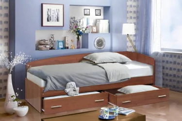 Кровать Софа №2 800*1900 Итальянский орех