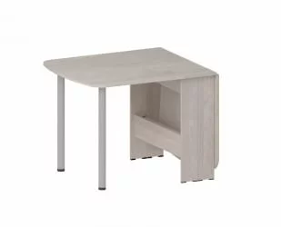 Раздвижной овальный стол Оригами Ясень Шимо светлый