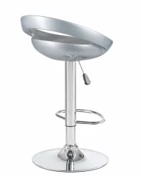 Стул барный DOBRIN DISCO Серебряный