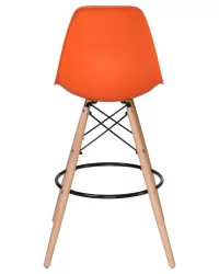 Стул барный ДОБРИН ДСВ БАР Оранжевый О-02 / DOBRIN DSW BAR O-02