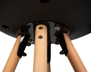 Стул полубарный DOBRIN RONNI Черный B-03