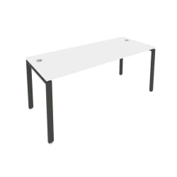 Стол письменный МЕТАЛ СЙСТЕМ Б.СП-5 Белый/Антрацит / METAL SYSTEM
