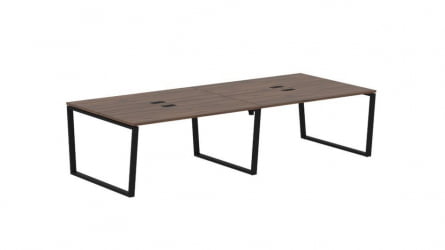 Бенч-система ЕДИС ЕВВСТ 3113 Дуб Денвер темный Черный / EDIS EVWST