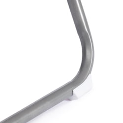 Стул со спинкой FOLDER (mod. 3017H) каркас: металл, сиденье/спинка: пластик, 49 x 46.5 x 73.5 см, white (белый) / grey (серый)