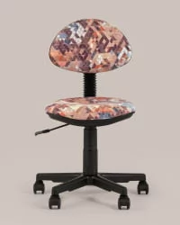 Кресло компьютерное детское УМКА абстракция Оранжевый