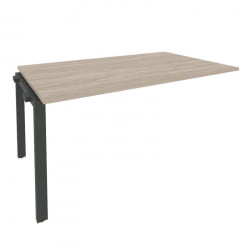 Проходной наборный элемент переговорного стола ОНИКС О.МП-НПРГ-4 Дуб Аттик/Антрацит / ONIX O.MP-NPRG-4