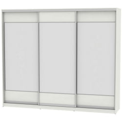 Шкаф-купе B-230х270х60-3(ВД-D8D8D8)