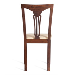 Стул Гермес/ Hermes дерево гевея, 43х49х94см, Cappuchino , ткань бежевая (S178-4)