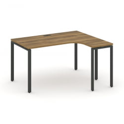 Стол эргономичный правый CОНCЕПТ CН.ОСА-002(Р) Сандал Янтарный Антрацит / CONCEPT CN.OSA-002(R)