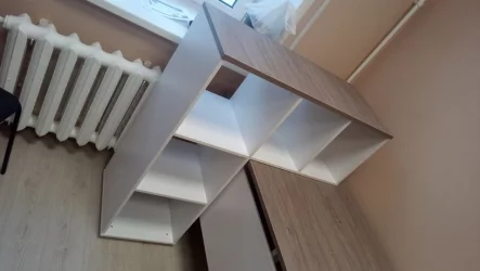 Стеллаж к столу Deka 9.07.11 Дуб Верцаска/Белый