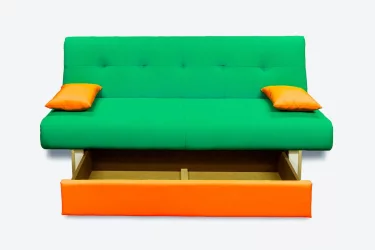 Диван тканевый MANGO 4 (2 категория) Зеленый Оранжевый