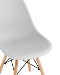 Стул Еамес Стйле ДСВ светло-серый (разборный каркас) / Eames Style DSW