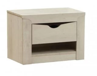 Тумба прикроватная Лючия 33.12 Бетон пайн белый Венге