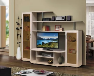 Набор мебели для гостиной Грация 4.1 Ясень шимо светлый