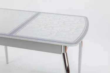 Столешница Чикаго КЗ (6191) серый,завитки серые