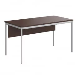 Стол прямой ИМАГО-С СП-3СД венге магия алюминий / IMAGO-S СП-3SD