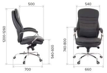 Кресло для руководителя Everprof Valencia M Кожа Бежевый