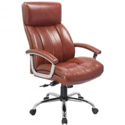 Кресло руководителя EChair CS-8822E-1 296592 Коричневое