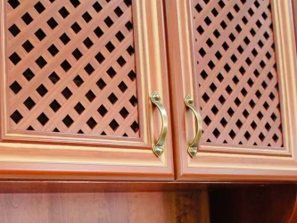 Шкаф кухонный 400 высокий с решеткой Кантри ЛД 235.336.000 Ноче Таволато