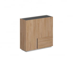 Шкаф Oliver OL-20-17.GN.GN.GN.R Гикори натуральный