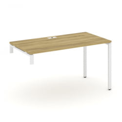 Стол надставка на опорную тумбу CОНCЕПТ CН.ОСН-003 Дуб Винченцо Белый / CONCEPT CN.OSN-003