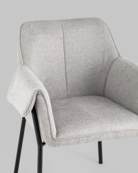 Стул Бесс рогожка светло-серый 2 шт.