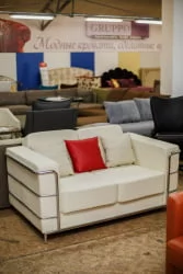 Диван двойной Кватро Elephant textile legend Молочный