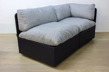 Диван двойной Кубэ с 1 подлокотником левым/правым модульный тафт / taft