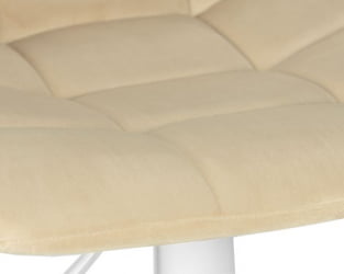 Стул барный DOBRIN TAILOR WHITE (бежевый велюр (MJ9-10)) 2 шт