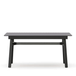 Стол обеденный 1600 Элиот ЛД 414.100.000 Оникс Серый/Черный