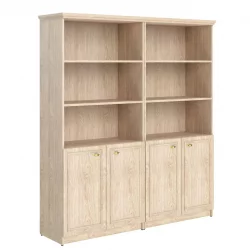 Шкаф высокий 2-х секционный с малыми дверьми RHC 180.5 Дуб Девон