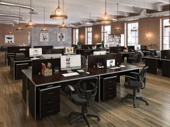 Комплект мебели для персонала Swift 01 Темный дуб