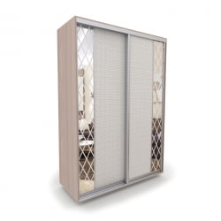 Шкаф-купе 2-х дверный Акцент-Вера КР 1400х600  Ясень шимо светлый