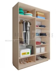 Шкаф для одежды Акцент-Сим ДЗ 1000х600 Выбеленное дерево