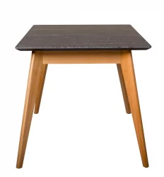 Стол раскладной Лунд 140-180 БУК-Мрамор Графит