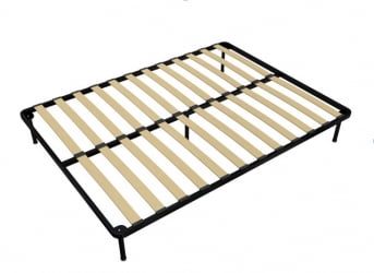 Ортопедические основания для кроватей двуспальное с ламелями 1600х2000 (черный)