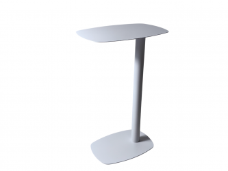 Журнальный столик Eanna L металл белый