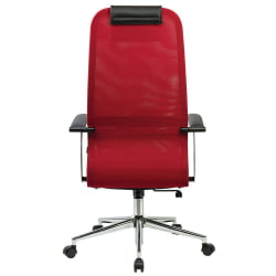 Кресло руководителя BRABIX PREMIUM Ultimate EX-801 хром Черное/красное