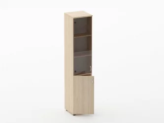 Шкаф высокий со стеклом Twin 16.16.13Л Туя