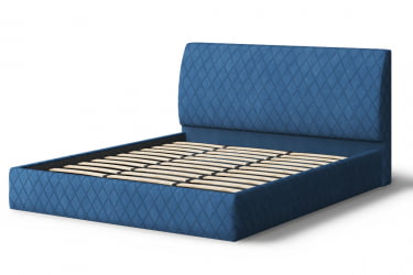 Кровать Хилтон, 2000 x 1200 мм, синий