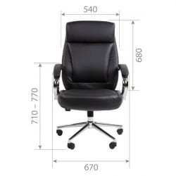 Кресло руководителя Chairman 794 экокожа Черный