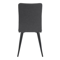 Стул обеденный La Rousse NEW, ткань рогожка, темно-серый, F68, 45x55x93 см