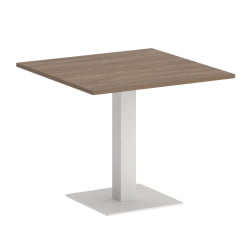 Стол журнальный квадратный HOME OFFICE VR.SP-5-90.2 Дуб Аризона/Белый металл