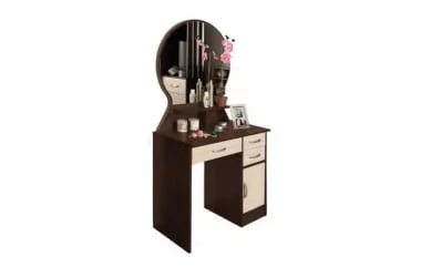 Стол туалетный Надежда-М04 Венге Вудлайн кремовый