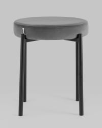 Табуретка Рио велюр Темно-серый