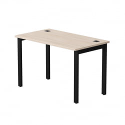 Стол прямой на металлокаркасе, опоры 45 гр Everprof EVO 254S002 Дуб Соната Черный